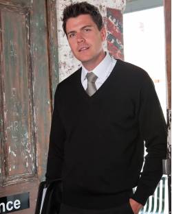 Men's Corporate V-Neck Jumper